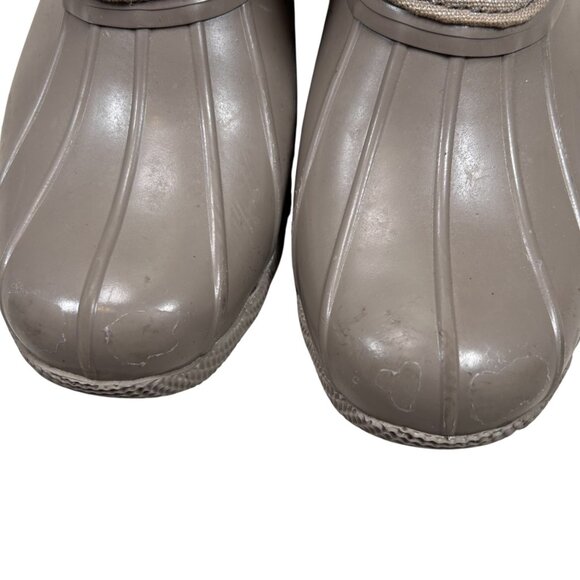 Sperry Saltwater Duck Booties 7 Women Boots Neutral Insulated Lace Up Country - Picture 9 of 9